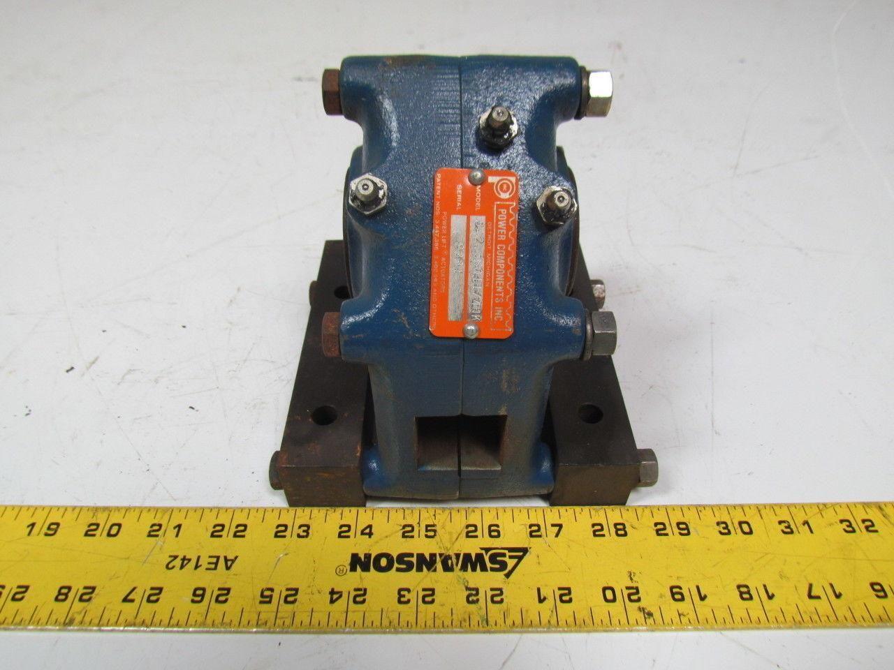 Power Components 3A 2.5SQ1-1/4HK Power Lift Actuator 1500lb. cap. powerhead