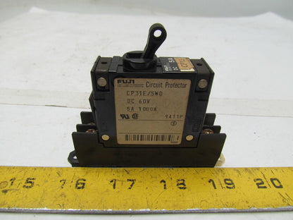Fuji Electric CP31E/5WD 60V Electric Circuit Breaker 60VDC 5A 1KA