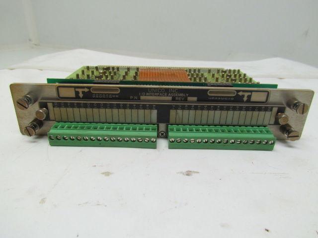 Unico 308-240.3 I/O Interface Assy Module CNC Electronic Computer Circuit Board