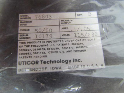 Uticor 76803 PMD 400E 32 LED/Button Keyboard Expander 115/230VAC