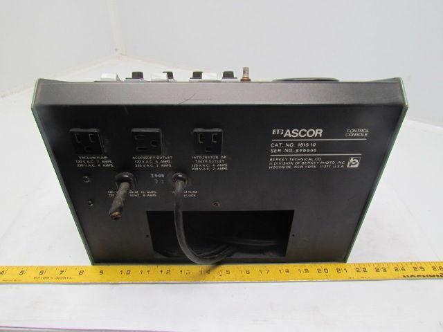 BTC Ascor 1815-10 Quad Integrator Control Console Photo Photography