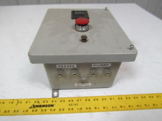 PJ1086H Type 4X Polyester Junction Box w/Pneumatic Counter 7 Safety Switch