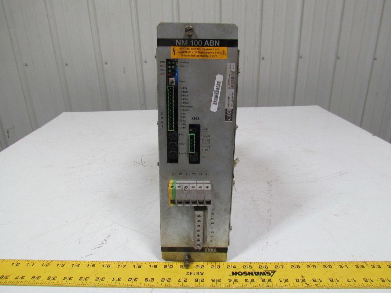KUKA NM100ABN 69-334-285 Servo Drive