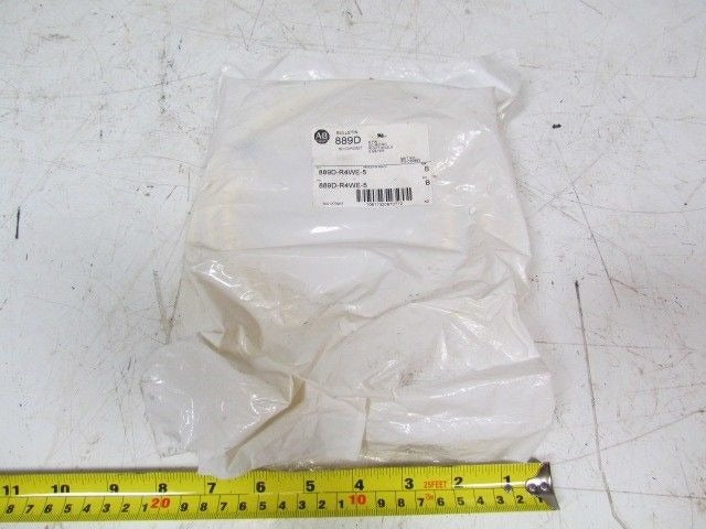 Allen-Bradley 889D-R4WE-5 4 Pin DC Micro Rightangle 5meters