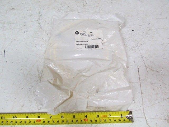Allen-Bradley 889D-R4WE-5 4 Pin DC Micro Rightangle 5meters