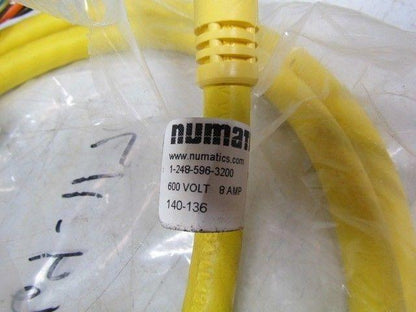 Numatics 140-136 5 Pin 600Volt 8Amp Cord