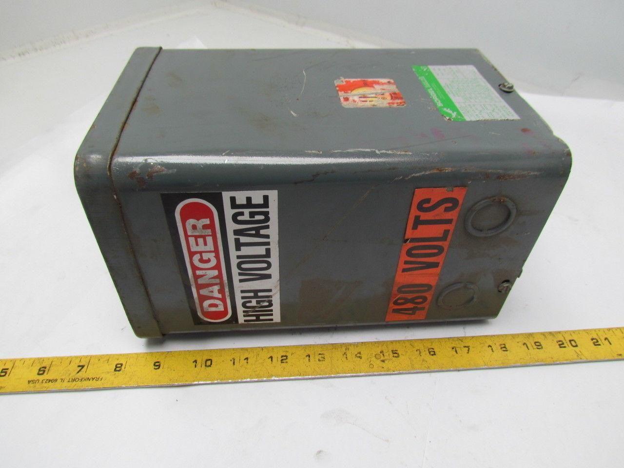 Sorgel Square D 2S1B Dry Transformer Single Phase 2KVA PRI 240x480V Sec 120x240V