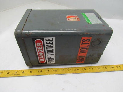 Sorgel Square D 2S1B Dry Transformer Single Phase 2KVA PRI 240x480V Sec 120x240V