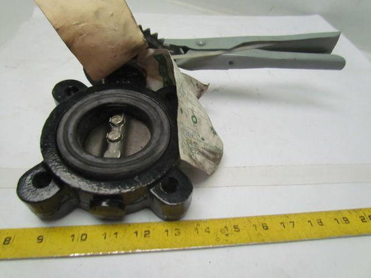 Sure Seal 2.5-522-822700H10 2-1/2" Butterfly Valve w/Handle Black Nitrile Seat
