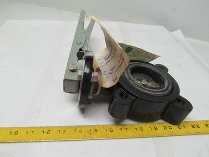 Sure Seal 2.5-522-822700H10 2-1/2" Butterfly Valve w/Handle Black Nitrile Seat