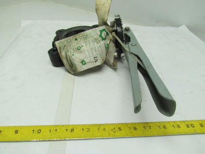 Sure Seal 2.5-522-822700H10 2-1/2" Butterfly Valve w/Handle Black Nitrile Seat