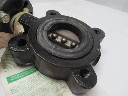Sure Seal 2.5-522-822700H10 2-1/2" Butterfly Valve w/Handle Black Nitrile Seat