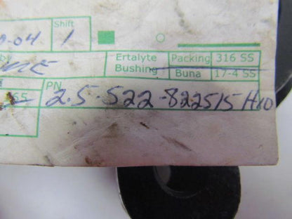 Sure Seal 2.5-522-822515H10 Butterfly Valve 2-1/2" Steel Handle EPDM Seat