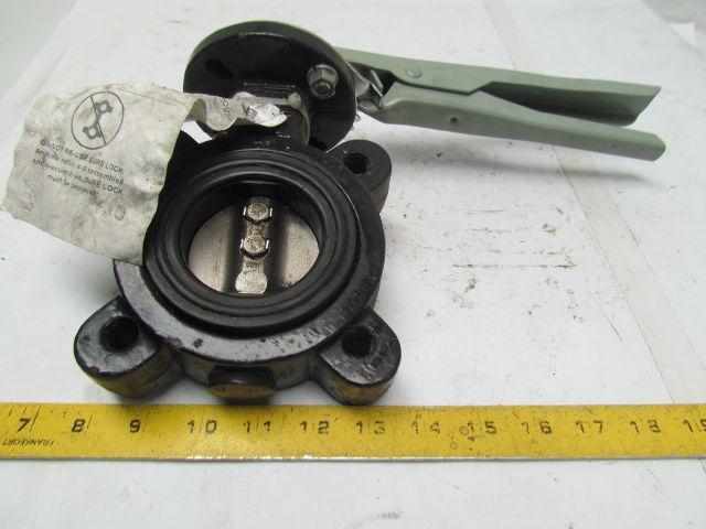 Sure Seal 2.5-522-822700H 2.5" Butterfly Valve Full Cut Nitrile Black Seal
