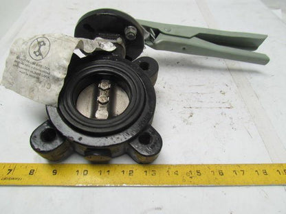 Sure Seal 2.5-522-822700H 2.5" Butterfly Valve Full Cut Nitrile Black Seal