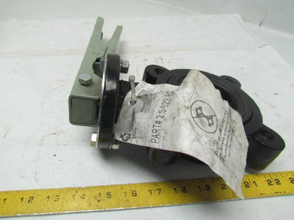 Sure Seal 2.5-522-822700H 2.5" Butterfly Valve Full Cut Nitrile Black Seal