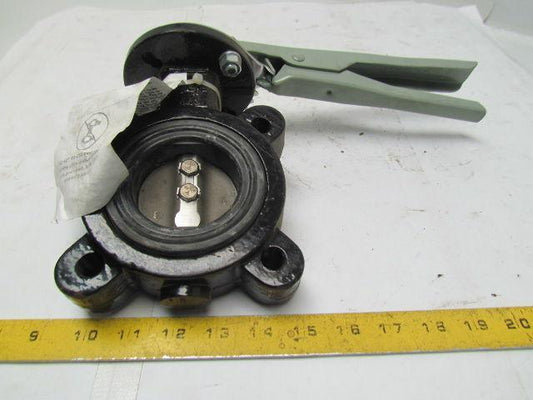 Sure Seal 2.5-522-822515H10 2.5" Butterfly Valve Full Cut EPDM Seal Ductile Iron