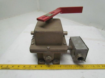 Material Control SS-1 Safety Stop Emergency Switch Aluminum 125-480VAC 20AMP