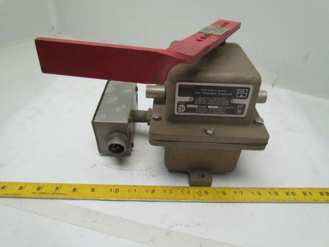 Material Control SS-1 Safety Stop Emergency Switch Aluminum 125-480VAC 20AMP