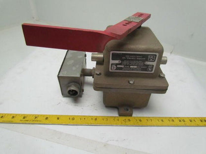 Material Control SS-1 Safety Stop Emergency Switch Aluminum 125-480VAC 20AMP