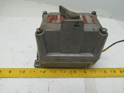 Killark FXS-8C Factory Sealed Tumbler Switch 15Amp 240/480VAC Hazardous Location