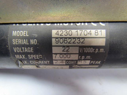 Atlas Copco 4230-1704-81 3 Piece Nut Driver Nutrunner 3/8"Drive 50Ft/Lbs Torque
