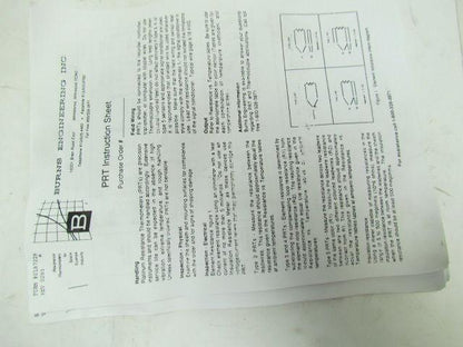 Burns 10227-01-0-1.5-12-3-3 Temperature Immersion Sensor Probe 3/16" Stainless