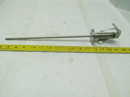 Burns 10227-01-0-1.5-12-3-3 Temperature Immersion Sensor Probe 3/16" Stainless