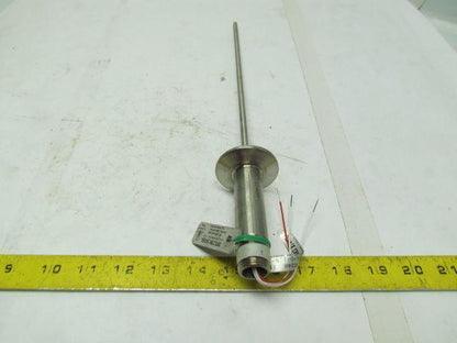 Burns 10227-01-0-1.5-12-3-3 Temperature Immersion Sensor Probe 3/16" Stainless
