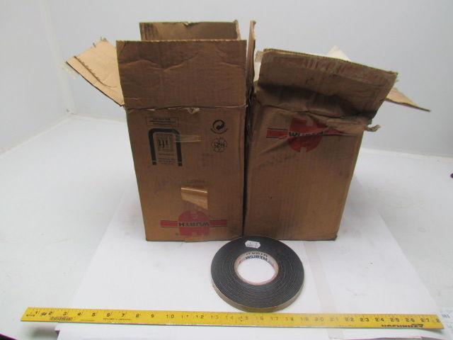 15mm X 15mm Pre-compressed Joint Sealing tape One-Sided Self Adhesive Black 44pc