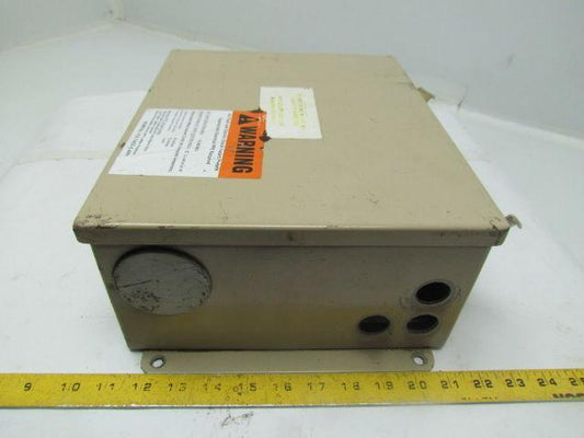 Hoffman 12X10X5" type 12 & 13 Electrical Enclosure With Backplate