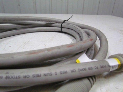 Hubbell PH2004B020 20' Male/Female Double Ended Cable Assembly 20A 4 Pole 600V