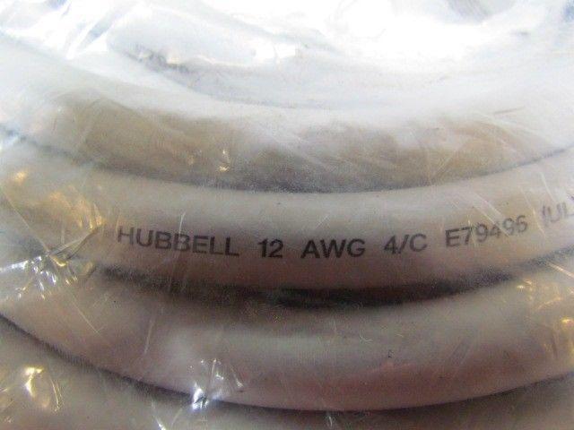 Hubbell PH2006PB50 50' Male/Female Double Ended Cable Assembly 4 Pole 20A 600V