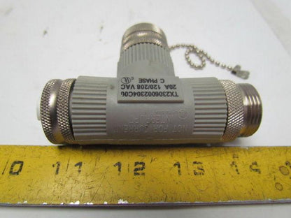 Hubbell TX2306002304C00 Tee Connector 20A 120/208VAC C Phase