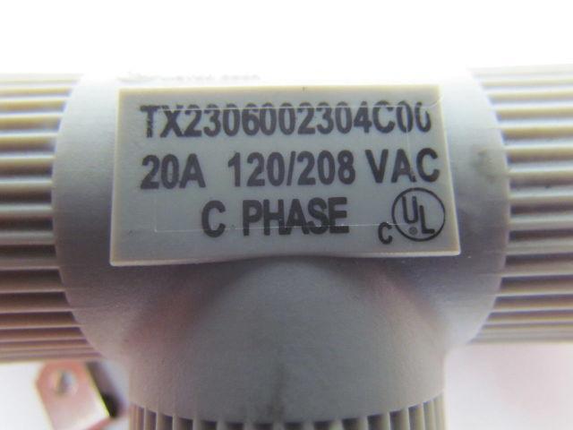 Hubbell TX2306002304C00 Tee Connector 20A 120/208VAC C Phase