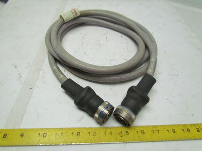 Testron T-13907-6CBL 12' Double End 8 Pin Male/Female Cable