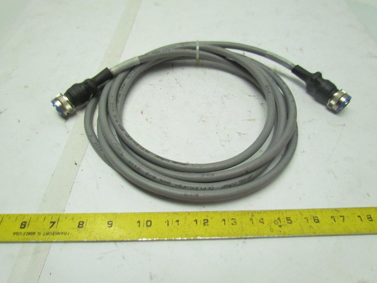 Testron T-13073-2CBL 12' Double Ended 10 Pin Male/Female Cable