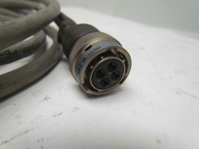 Testron T-13906-4CBL 12' Double Ended Male/Female 4 Pin Connector Cable