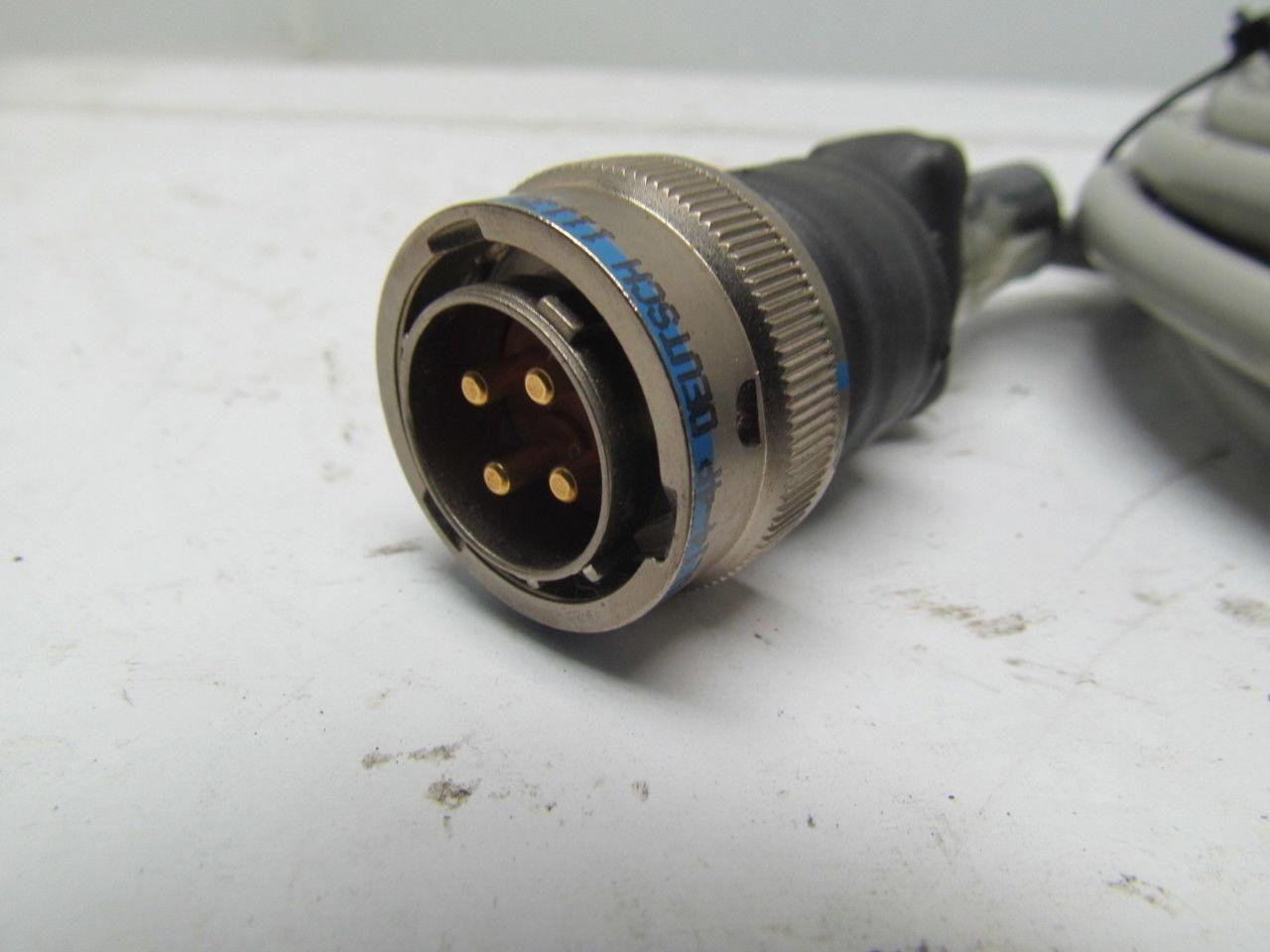 Testron T-13073-1C Double Ended 4 Pin Connector Cable Male/Female