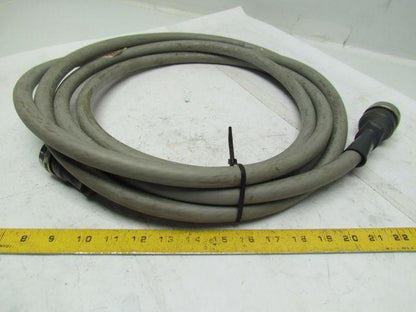 Testron T-18915-CBL 19 Pin Male/Female Double Ended Cable Assembly