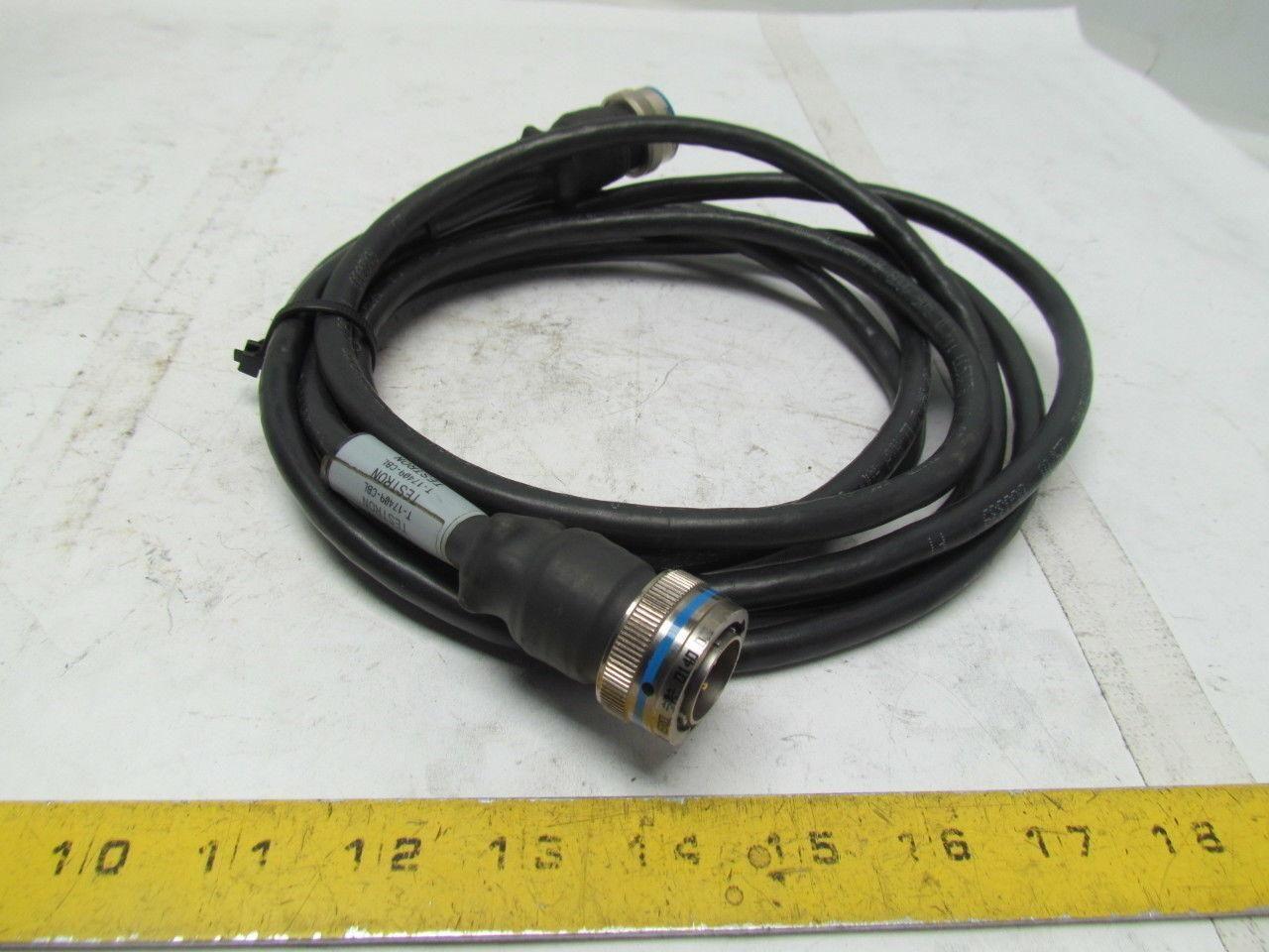 Testron T-17409-CBL 5 Pin Male 4 Pin Female Double Ended Cable Assembly