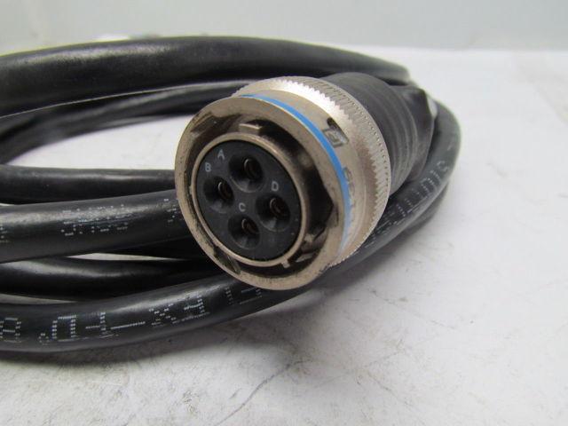 Testron T-17409-CBL 5 Pin Male 4 Pin Female Double Ended Cable Assembly