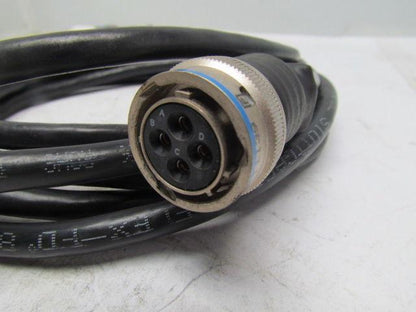 Testron T-17409-CBL 5 Pin Male 4 Pin Female Double Ended Cable Assembly
