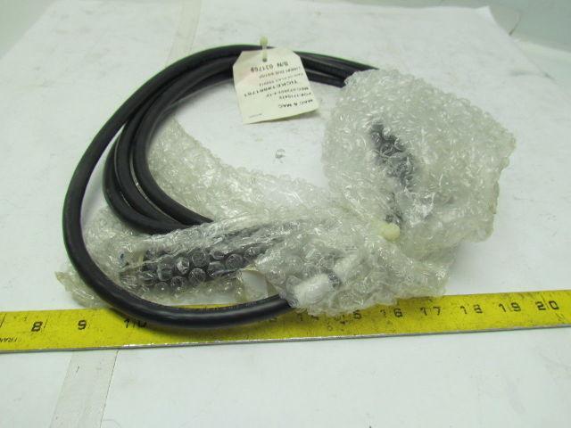 MEC-072602-4-12' 12' Double Ended 10 Pin Male/Female Connector Cable Assembly
