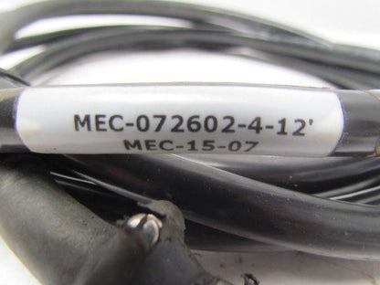 MEC-072602-4-12' 12' Double Ended Male/Female 10 Pin Cable Assembly