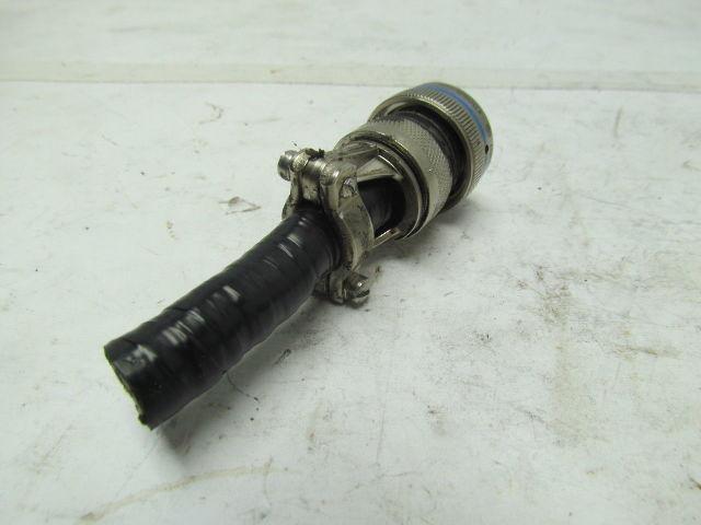 AERO MS3476L18-8S 8 Pin Female Round Connector W/Clamp USED