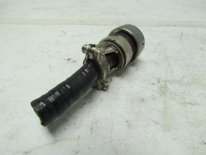 AERO MS3476L18-8S 8 Pin Female Round Connector W/Clamp USED