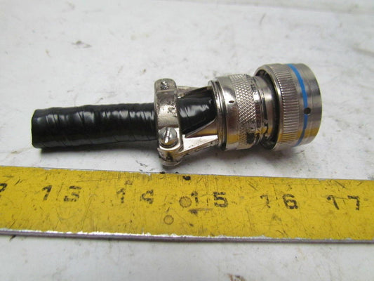 AERO MS3476L18-8S 8 Pin Female Round Connector W/Clamp USED