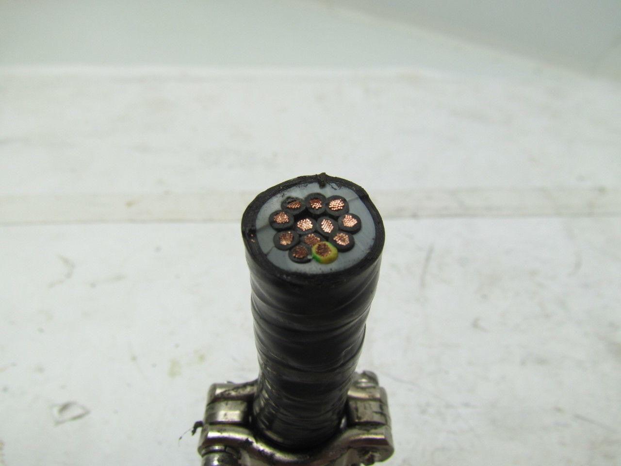 AERO MS3476L18-8S 8 Pin Female Round Connector W/Clamp USED