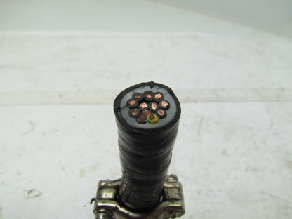 AERO MS3476L18-8S 8 Pin Female Round Connector W/Clamp USED